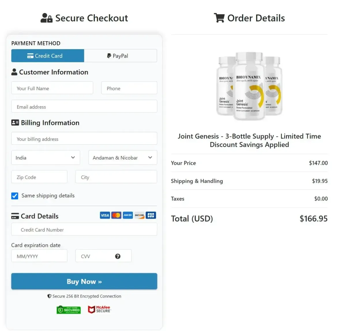 Joint Genesis Payment process  