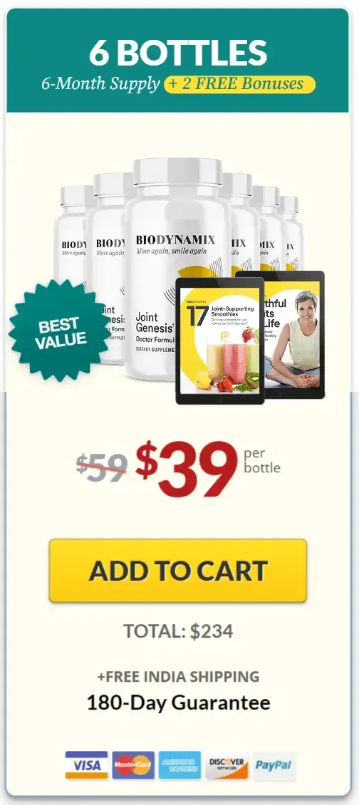 Joint Genesis 6 Bottle at $39