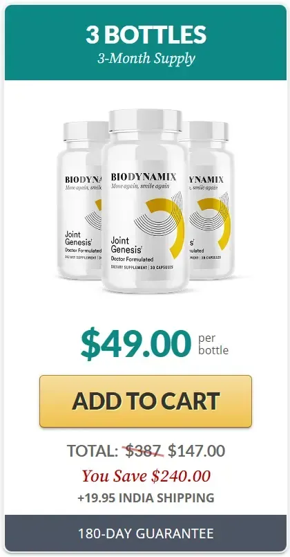 Joint Genesis 3 Bottle at $49